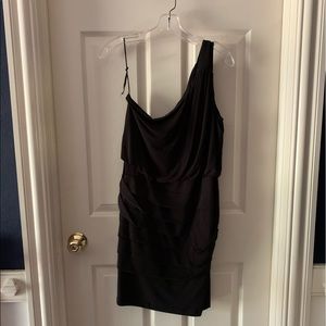 EUC Valerie Bertinelli single shoulder party dress